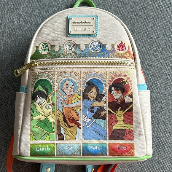 Loungefly Nickelodeon Avatar Debossed Elements Mini Backpack - Picture 6 of 10